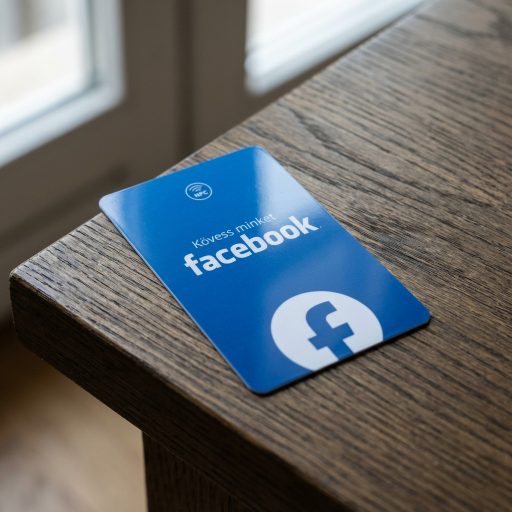 Facebook követőgyűjtő kártya