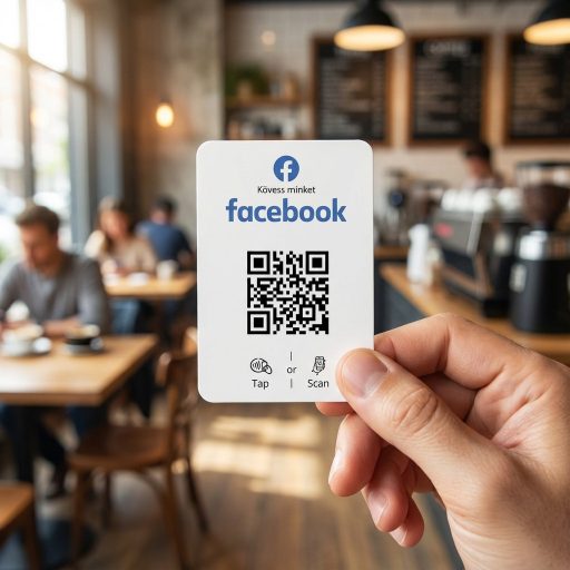 Facebook követőgyűjtő kártya