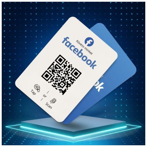 Facebook követőgyűjtő kártya