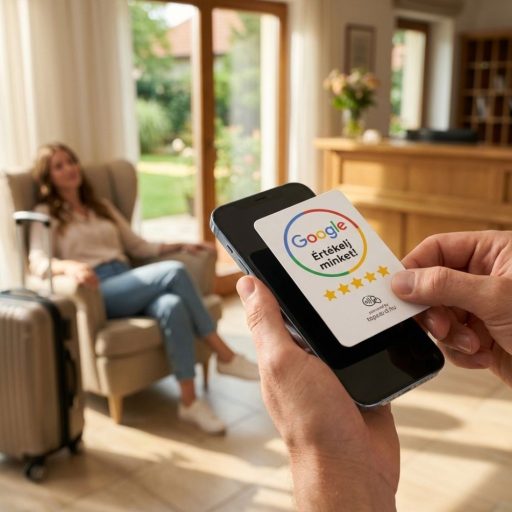 Google értékelésgyűjtő kártya