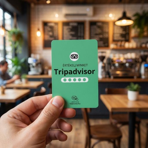 Tripadvisor értékelésgyűjtő kártya