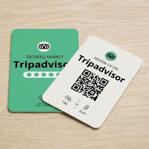 Tripadvisor értékelésgyűjtő kártya